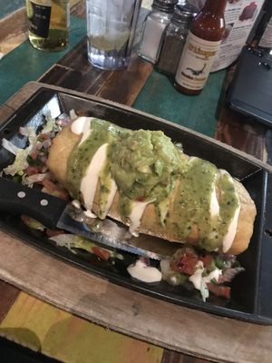 Vegan Chimichanga  at Nacho Daddy - The Strip in Las Vegas
