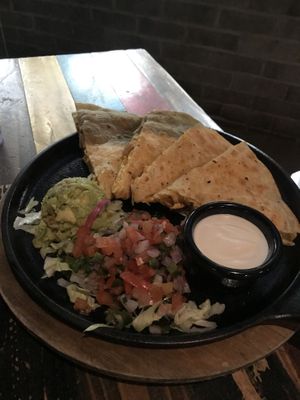 Vegan quesadilla at Nacho Daddy - The Strip in Las Vegas
