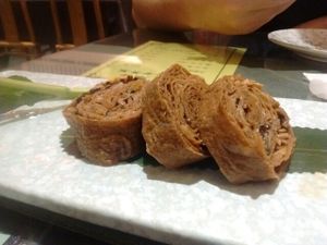 Vegetarian goose at Vegetarian Dumpling in Beijing