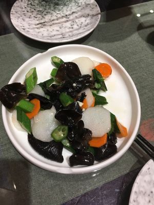 Salad at Vegetarian Dumpling in Beijing