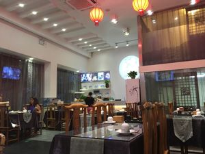 the restaurant  at Vegetarian Dumpling in Beijing