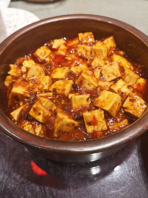 Ma po tofu at Vegetarian Dumpling in Beijing