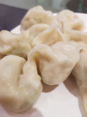 Cabbage and peanut dumplings at Vegetarian Dumpling in Beijing