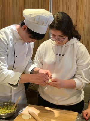 Dumpling class  at Vegetarian Dumpling in Beijing