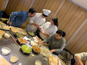 Dumpling class  at Vegetarian Dumpling in Beijing