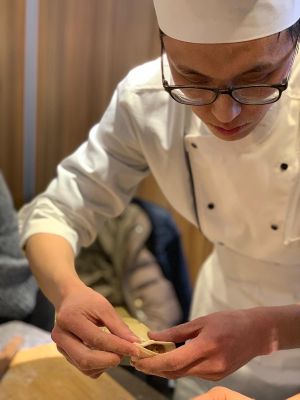 Dumpling class  at Vegetarian Dumpling in Beijing