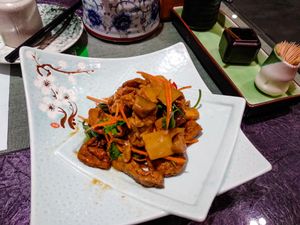 Incredibly yummy food at Vegetarian Dumpling at Vegetarian Dumpling in Beijing