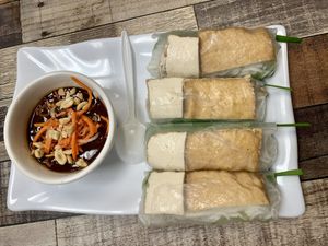 Vegetarian Spring Rolls at Pho Ha in Moreno Valley