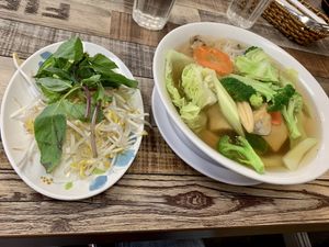 Regular Sized Vegetable Pho at Pho Ha in Moreno Valley
