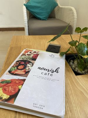   at Nourish Cafe in Yangon