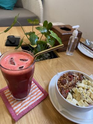   at Nourish Cafe in Yangon