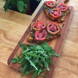 Sour dough  at Nourish Cafe in Yangon