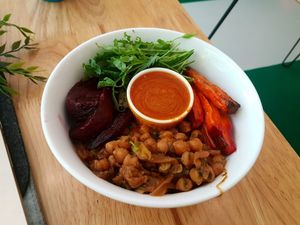 bowl of goodness at Nourish Cafe in Yangon