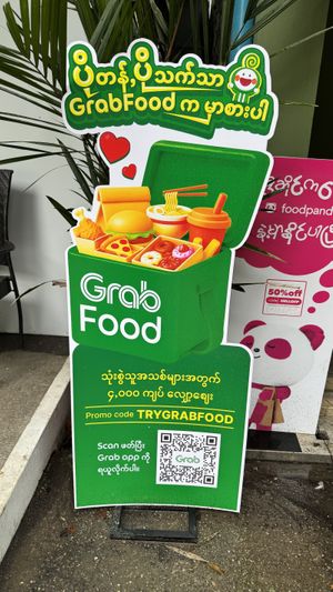 Deliver through Grab Food   at Nourish Cafe in Yangon