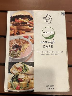   at Nourish Cafe in Yangon