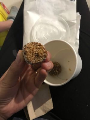 With superfood balls ofcourse  at Nourish Cafe in Yangon