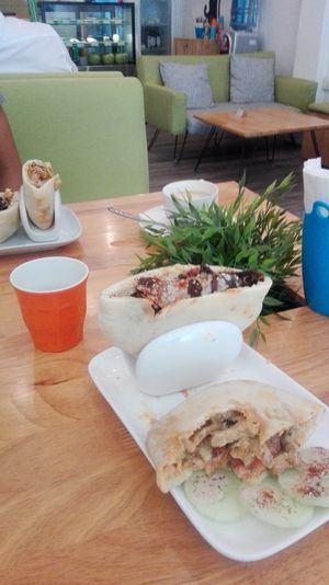 Tasty lunch at Nourish Cafe in Yangon