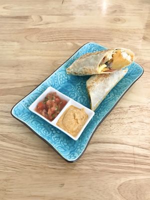 TexMex wrap at Nourish Cafe in Yangon