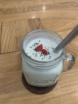 Tropical smoothie. Delicious  at Nourish Cafe in Yangon