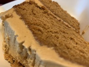 VG Biscoff cake   at The Hextol Tans Coffee Shop and Vegetarian Cafe in Hexham