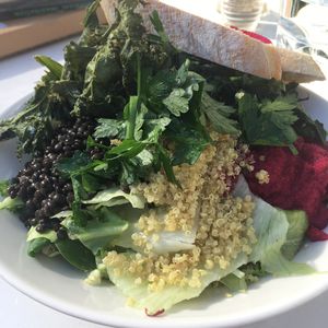 beetroot & quinoa salad at Espresso Edge in Helsinki