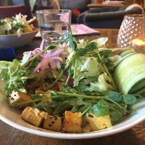 Vegan curry at Espresso Edge in Helsinki