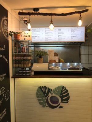 Inside, small place  at Aloha Vegan Delights in Valencia