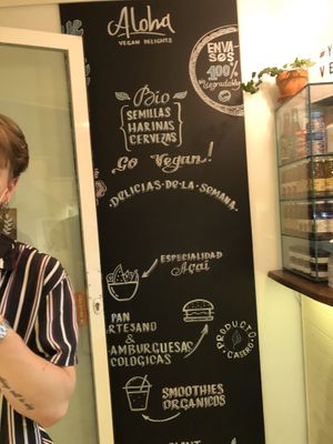 indoors  at Aloha Vegan Delights in Valencia