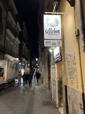Look for the Aloha sign. at Aloha Vegan Delights in Valencia