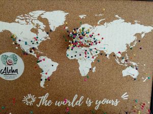 visitors map at Aloha Vegan Delights in Valencia