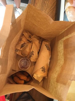 The goods at Aloha Vegan Delights in Valencia