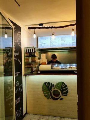 Kitchen where YUMMY food is made. at Aloha Vegan Delights in Valencia