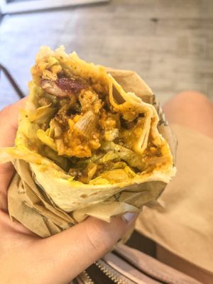 Burrito at Aloha Vegan Delights in Valencia