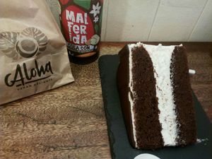 💚 Tarta, buenísima. at Aloha Vegan Delights in Valencia