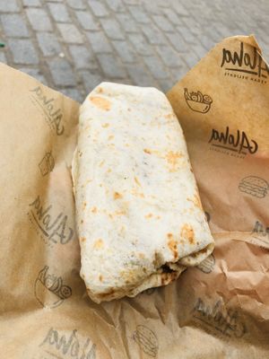 Spicy Vegan Burrito 😋  at Aloha Vegan Delights in Valencia