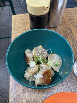 Vegan dumplings spinach 🥬  at GAO Dumpling Bar in Copenhagen