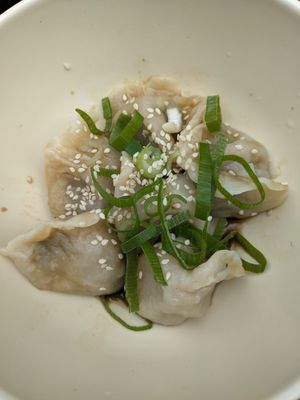 Spinach steamed dumplings at GAO Dumpling Bar in Copenhagen