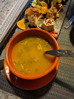 Soup of the day: very earthy at Arvore do Mundo in Porto