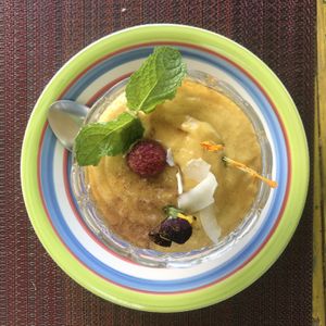 Mango Coconut Cream Mousse at Arvore do Mundo in Porto