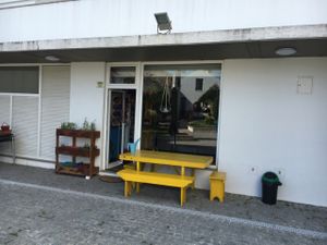 the rear entrance  at Arvore do Mundo in Porto