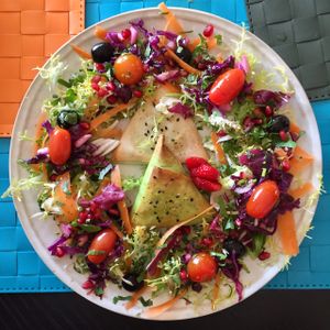 beautiful samosa plate   at Arvore do Mundo in Porto