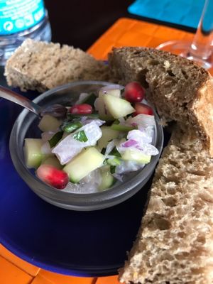 Appetizer at Arvore do Mundo in Porto