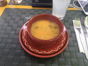 Chinese cabbage soup at Arvore do Mundo in Porto