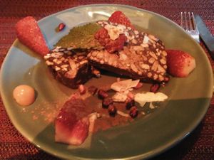 chocolate salami at Arvore do Mundo in Porto