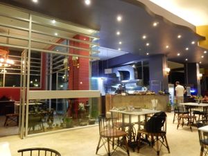 Inside at Ama Vegan Kitchen in Chiang Mai