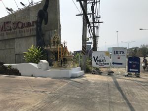 View from the road…walk back behind the hotel. The signs will point you in the right direction.😄 at Ama Vegan Kitchen in Chiang Mai