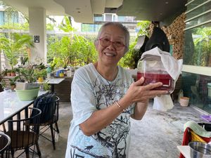 Dragonfruit Kombucha 🌟   at Ama Vegan Kitchen in Chiang Mai