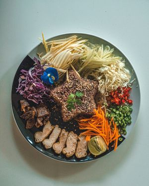 Delicious Food. at Ama Vegan Kitchen in Chiang Mai