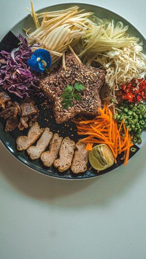 I can’t remember the name of what I had, but looked amazing and the flavour was even better at Ama Vegan Kitchen in Chiang Mai