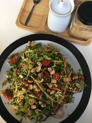 Tea Leaf Salad - fresh and healthy at Ama Vegan Kitchen in Chiang Mai